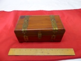 Vintage Small Cedar Jeweler Box  9