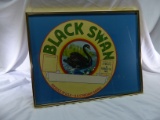 Black Swan Round Packing Lable