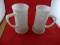 Set Of 2 Steins Pearl Sheen Asian Design