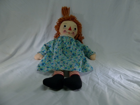 Vintage Raggedy Anne Doll 22 Inches Gorgee Novolities Inc