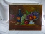 Fruit Bowl Oil Painting C.w.l.