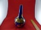 Vase Blue And Gold Inlay With Bird And Flowers Carlton Ware W&r Stoke On Trenton England 8