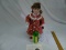 Holly In Christmas Pajamas Porcelain Collector Doll By Elaine Campbell The Danbury Mint Company