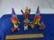 Collectable Figurines 5 Clowns, 2 El Torito Coyotes