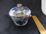 Asian Style Soup Pot Flower Design With Lid