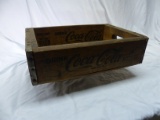 Collectable Coke Cola Wood Bottle Holder Box Los Angeles