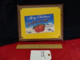 Merry Christmas Fruit Crate Label Stadelman Fruit Inc