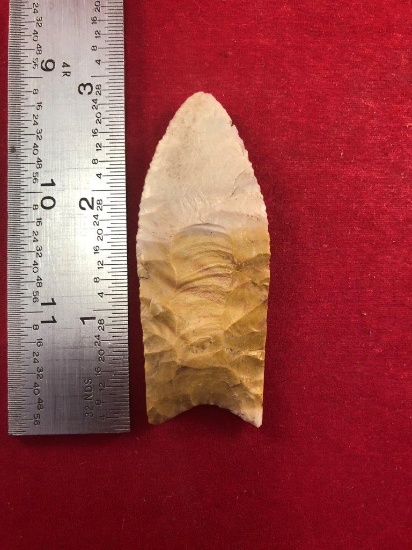 CLOVIS     INDIAN ARTIFACT ARROWHEAD