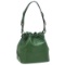 LOUIS VUITTON PETIT NOE DRAWSTRING SHOULDER BAG GREEN