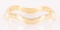 Tiffany & Co 18k 750 Yellow Gold Wave Bangle Bracelet
