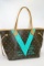 Louis Vuitton Neverfull MM Monogram V Grenade Teal