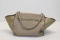 Celine Trapeze Shoulder Bag - Taupe - Clasp Flap -