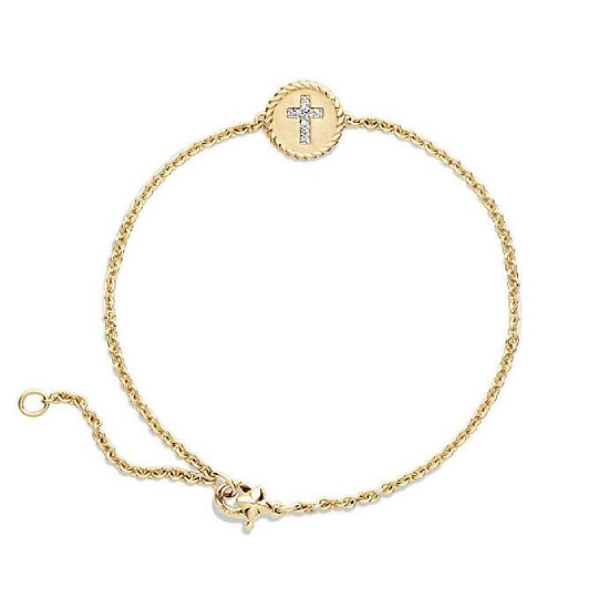 DAVID YURMAN Cable Collectibles Cross Bracelet with