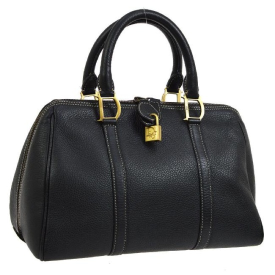 Vintage Christian Dior Handbag: Black