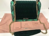 MIU MIU Confidential Matelasse Python Bag Brand New