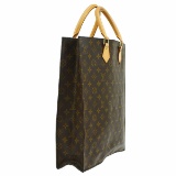 LOUIS VUITTON SAC PLAT HAND TOTE BAG PURSE MONOGRAM