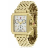 MICHELE Deco Diamond Dial Gold Watch MWW06P000016