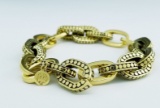 New John Hardy Dot 18K Yellow Gold Link Bracelet