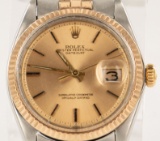 Vintage Rolex Datejust 1601 Men's Stainless Steel Rose