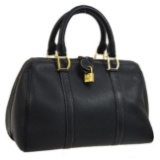 Vintage Christian Dior Handbag: Black