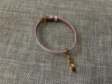 Cartier alligator bracelet with 18kt gold love motif