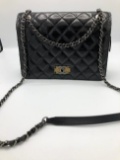 Chanel Classic Quilted Single Flap Black Lambskin