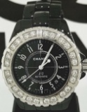 Chanel J12 Diamond Automatic Black Watch