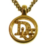 Vintage Christian Dior Gold Chain Necklace