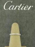 Cartier 18k White Gold & Yellow Gold Diamond Eternity