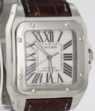 Cartier Santos 100 XL Stainless Steel Mens Automatic