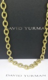 Stunning David Yurman 18K Gold Link 32