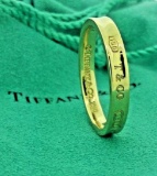 Tiffany & Co 1837 Ring, Size 12.25