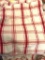 Red Plaid Cafe Curtain Set