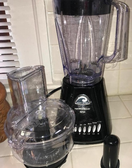 Hamilton Beach 12 Speed Blender with Chopper Attachment