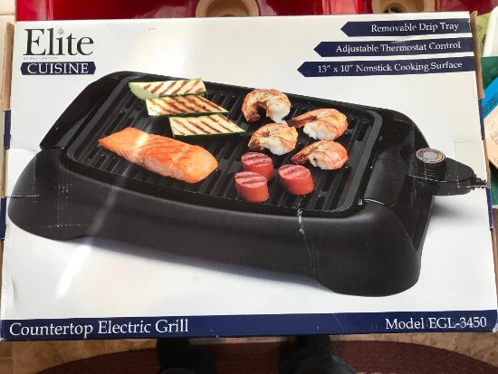 Elite Cuisine Countertop Electric Grill