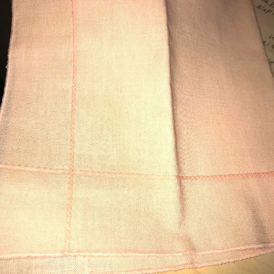 Lot of 6 Peach Napkins - Like New
