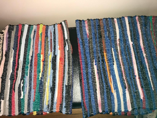 Lot of 2 Handwoven Rugs