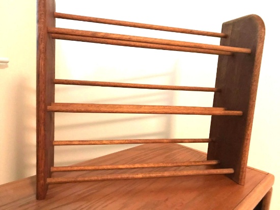 Oak Quilt or Towel Rack