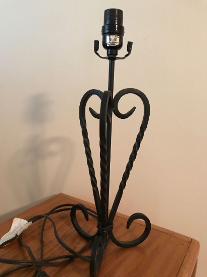 Wrought Iron Lamp Base