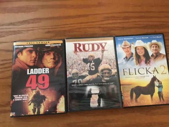 Lot of 3 DVD's