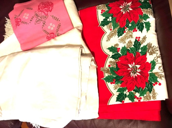 Lot of 5 Tablecloths