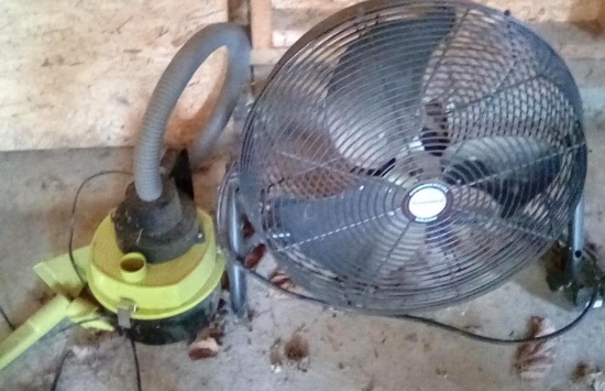 Honeywell Commercial Grade Fan and Car Shop Vac