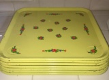 Antique Painted Trays