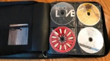 Black Nylon CD Case with CD's