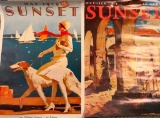 Lot of 2 Sunset Magazine Posters