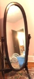 Standing Oval Mirror