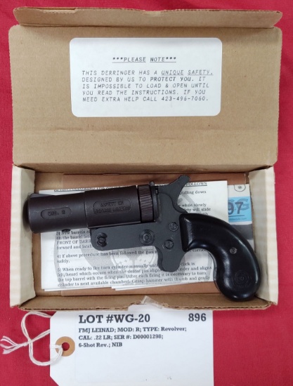 FMJ Leinad Mod R Ser #D00001298 Revolver 22 Cal.