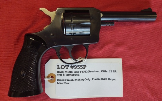 H&R Mod 929 Ser #AZ001903 Revolver 22 LR