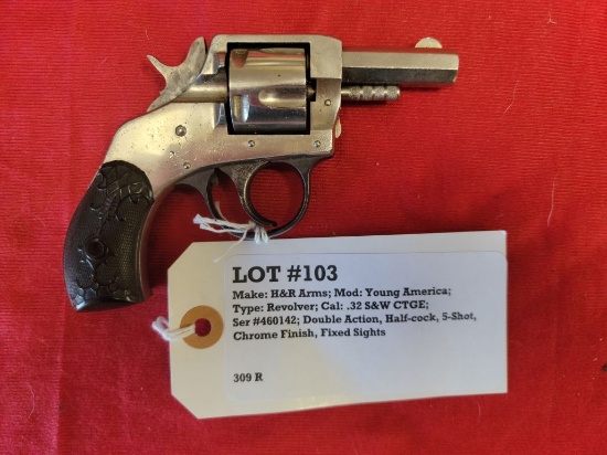 H&R Arms Model Young America 32 S&W Revolver
