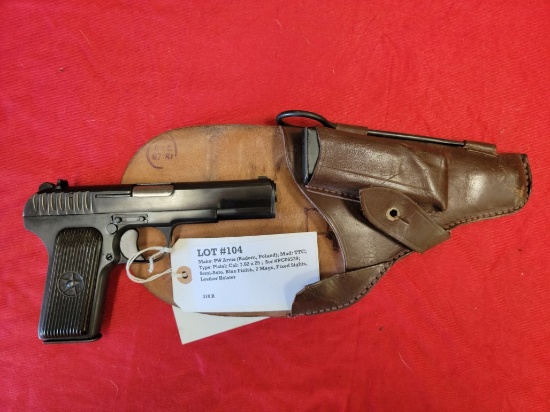 PW Arms (Radom, Poland) Model TTC 7.62x25mm Pistol